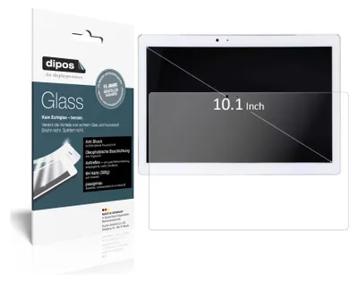 Produktbild von 2x Schutzfolie für Teclast TPad T10 matt - Anti-Shock 9H Folie dipos Glass