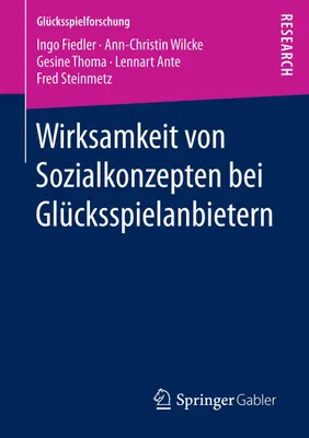 Produktbild von Wirksamkeit von Sozialkonzepten bei Glücksspielanbietern