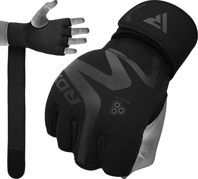 Produktbild von RDX Innenhandschuhe MMA Boxbandagen Handschuhe Kampfsport Sandsackhandschuhe Sparring Innere Grappling Trainingshandschuhe (MEHRWEG)