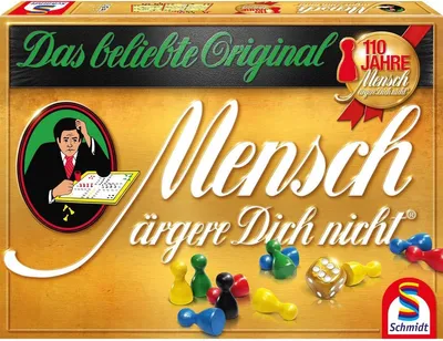 Obrázek produktu pro Mensch ärgere Dich nicht - Gold-Edition - Schmidt Spiele 49277 - (Hračky / Stolní hry)