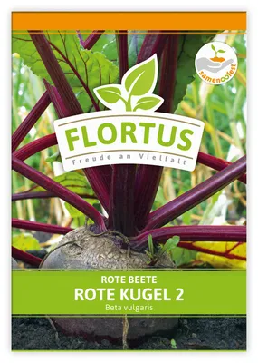Produktbild von Rote Beete Rote Kugel 2 | Rote Beetesamen von FLORTUS