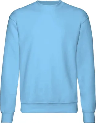 Produktbild von Fruit Of The Loom Kinder Pullover Premium 70/30 (2 Stück/Packung) RW6860 (14/15 Jahre) (Hellblau)