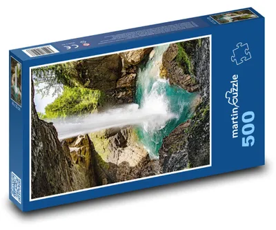 Obrázek produktu pro Puzzle 500 Vodopád ve skále - martinpuzzle
