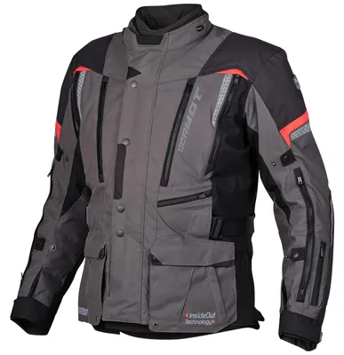 Produktbild von Germot Textiljacke InsideOut Herren, anthrazit/rot - Größe XL
