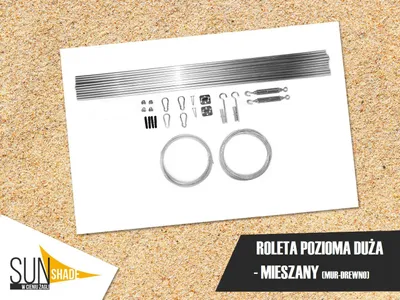 Immagine prodotto di Kit di montaggio per tenda da sole GEMISCHT, modello grande