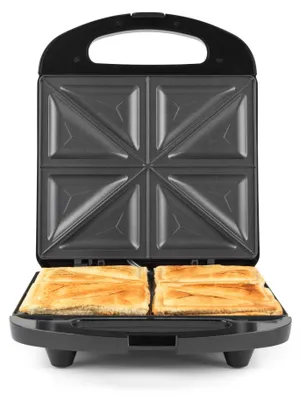Sandwich-Toaster 4 Scheiben 1200 W Antihaft Automatik
