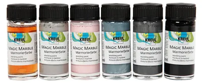 Image de KREUL Peinture marbrée "Magic Marble" mat, Set Chalky Living