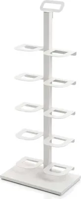Image de DON HIERRO - Étagère à chaussures TIDY, étagère métallique étroite pour 5 paires de chaussures, idéale pour l'entrée et l'armoire