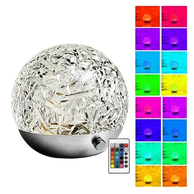 Produktbild von LED Dekolicht 16-Farben-Wassermusterlampe, Dimmung per Fernbedienung, helle Farben
