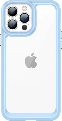 Produktbild von Outer Space Case für iPhone 12 Pro Max Hardcover mit Gelrahmen Blau