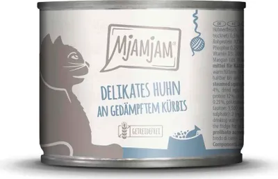Image de MjAMjAM Cat - Repas délicieux boîte 6x200g | Poulet & Potiron