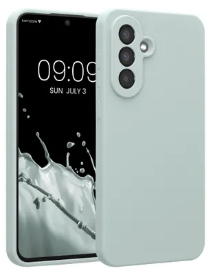 Produktbild von kwmobile Hülle kompatibel mit Samsung Galaxy A56 5G - Hülle Silikon gummiert - Handyhülle - Handy Case in Cool Mint