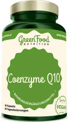 Produktbild von GreenFood Nutrition Coenzym Q10 60 Kapseln