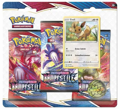 Zdjęcie produktu dla Pokemon Battle Styles: Eevee 3-Pack Blister German
