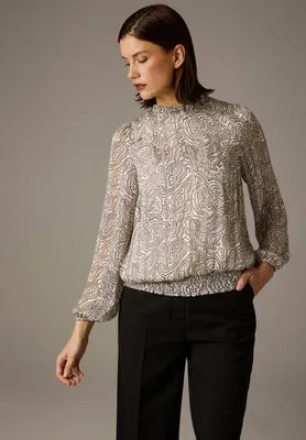 Produktbild von MORE & MORE Chiffon Print Blouse 2031 twotone pai 40