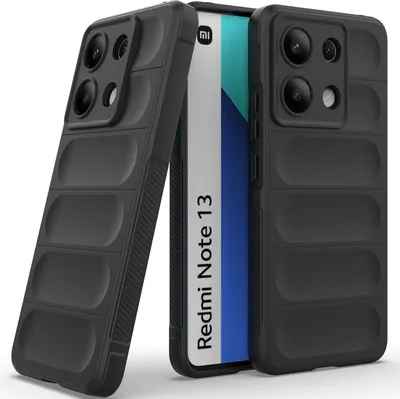 Produktbild von Handyhülle für Xiaomi Redmi Note 13 4G Weich TPU Silikon Stossfest Anti-rutsch Hülle Schwarz