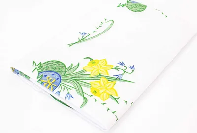 Produktbild von TISCHDECKE OSTERN 110x155cm OSTERBLUME 100% Polyester