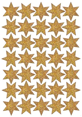 Immagine prodotto di Adesivi Herma DECOR Stelle di Natale oro Ø 16 mm mica 1 foglio