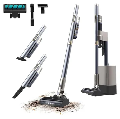 Produktbild von Cecotec A01_EU01_101702, 2-in-1-Stabstaubsauger, Beutellos, Schwarz, Rechteckig, Trocken, Zyklonal