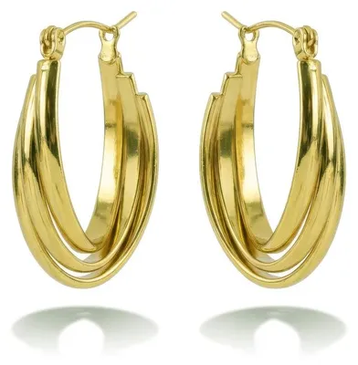 Obrázok produktu pre Módne pozlátené náušnice Xavielle Gold VWE260749G