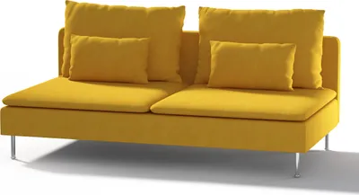 Produktbild von Dekoria Bezug für Söderhamn Sitzelement 3, senffarbe, Bezug für Sitzelement 3