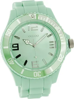Image de Oozoo Montre femme analogique à quartz bracelet turquoise Timepieces D2UOC4342A