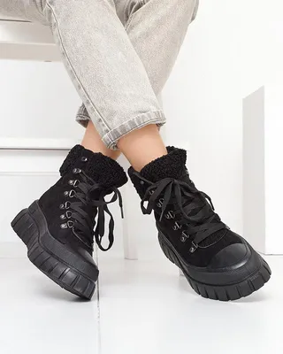 Produktbild von Diana Damen Stiefeletten Schwarz Leder Bequem für den Winter, Größe 39