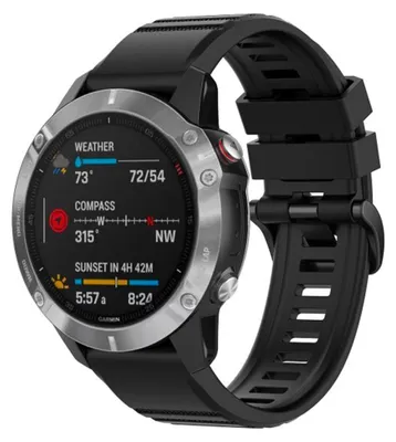 Immagine prodotto di Cinturino in silicone FIXED per Garmin QuickFit 26 mm, nero