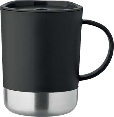 Image de MidOcean - Mug à café « Beaker », simple paroi, 300 ml MO1937 (taille unique) (noir)