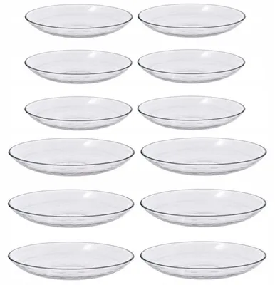 Produktbild von IKEA STRANDKRABBA Service Set Glas Klar 12-teilig