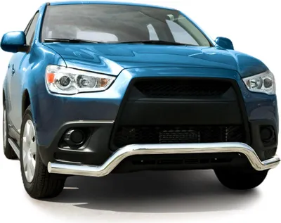 Immagine prodotto di Barra di protezione paraurti anteriore per Mitsubishi ASX 2010-2013 argento con acciaio ABE