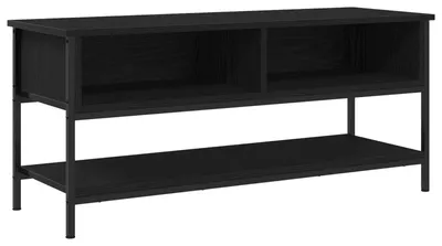 Obrázok produktu pre vidaXL TV skriňa čierna dubový vzhľad 100 x 35 x 45 cm