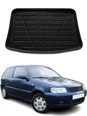 Image de Bac de coffre pour VW Polo 1997-2002 bicorps caoutchouc TPE noir