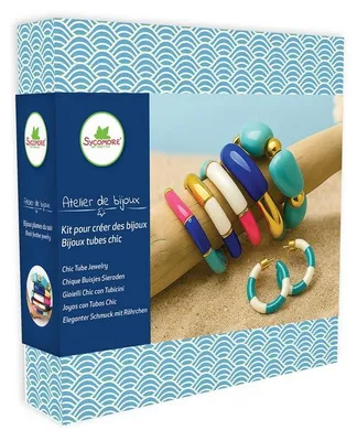 Image de Kit de création de bijoux Sycomore « Chic Tubes » - Jouet créatif à partir de 12 ans