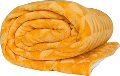 Zdjęcie produktu dla Pled Sweet Home z polaru sherpa, złoty - 150 x 200 cm - poliester