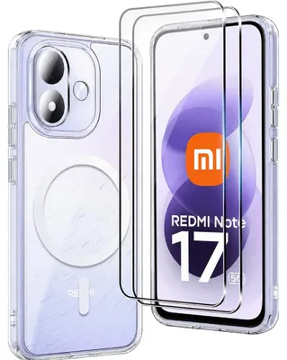 Produktbild von Hülle + 2x Schutzglas für Xiaomi Redmi Note 17 5G MagSafe Panzerfolie Screen 9H