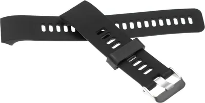 Produktbild von vhbw Ersatz Armband kompatibel mit Garmin Forerunner 30, 35 Fitnessuhr, Smartwatch - 13,5 + 9,4 cm Silikon schwarz