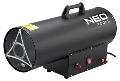Immagine prodotto di NEO TOOLS: Riscaldatore a gas da 50 kW, ventilatore per riscaldamento a gas, regolatore di pressione piezoelettrico, grado di protezione IPX4