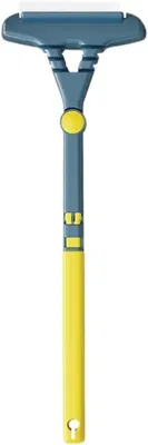 Image de Brosse de nettoyage pour moustiquaires avec manche télescopique – Kit 2-en-1 pour nettoyer les fenêtres et les moustiquaires, durable et facile à utiliser pour les propriétaires (1 pièce)