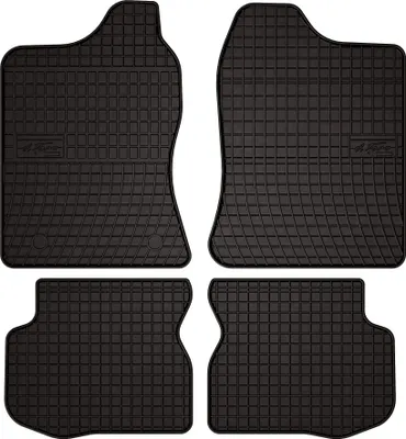 Produktbild von Gummifußmatten passend für Suzuki Jimny (SUV, Bj. 1998-2018) –  schwarz, passgenau, mit Befestigungen set 4 Stk. - Gummi-Automatten