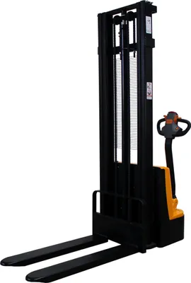 Produktbild von qteck Elektrischer Hochhubwagen HME-Serie 24V PU/Tandem 1150mm Gabellänge 90-3500mm Hubhöhe mit 1000kg Hubkraft