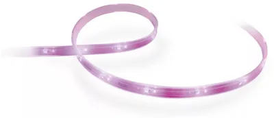 Zdjęcie produktu dla Philips Hue White and color ambiance Przedłużacz Lightstrip Plus V4, 1 metr, Inteligentne światło paska, Bluetooth/Zigbee, Biały, Silikon, Zmienny, 2000 K