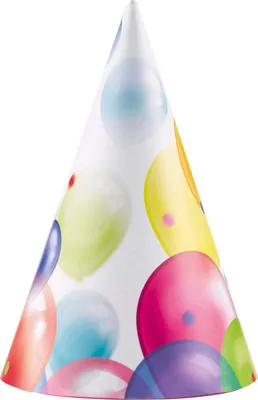 Produktbild von amscan Partyhüte Balloons 8 Stück