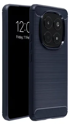 Produktbild von imoshion Brushed Backcover für das Xiaomi Redmi Note 15 Pro (4G) – Dunkelblau