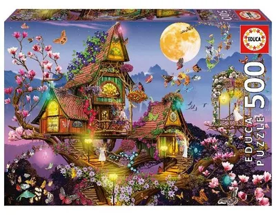 Produktbild von Educa - Elfenhaus - Puzzle 500 Teile