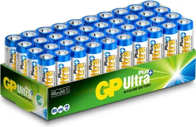 Produktbild von Bateria alkaliczna GP Ultra Plus AA, 15AUP/LR6, opakowanie 40 sztuk, 151381