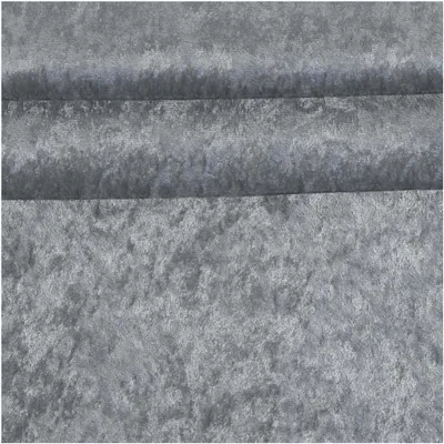 Samt-Stoff ab 0,5m Velvet Dekostoff Kostümstoff Panné Samt glänzend silbergrau