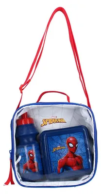 Produktbild von Spiderman Lunchbag inklusive Lunchbox und Trinkflasche für Kinder