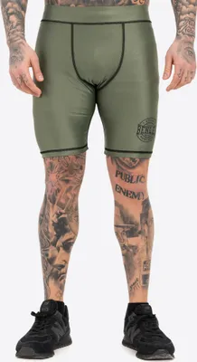 Produktbild von Herren Funktionsshorts schmale Passform BOSSBURN Olive/Black XL BENLEE