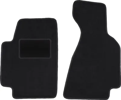 Immagine prodotto di Wielganizator tappetini auto velours anteriori adatto per Audi 80 B5 (1994-2000, cabriolet) neri, set 2 pz, con fissaggi
